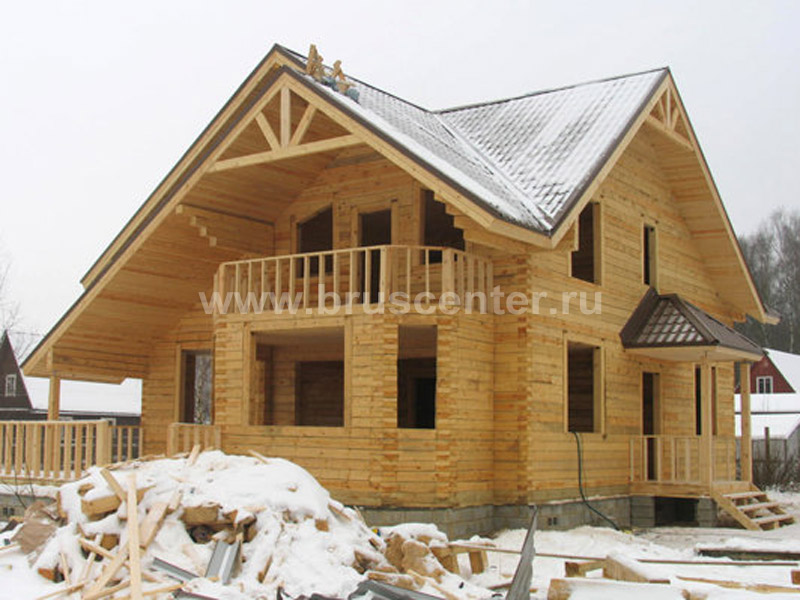 Строительство дома из бруса зимой